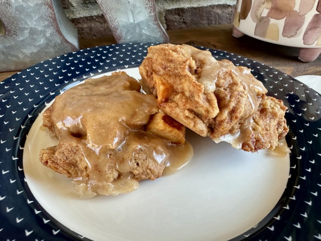 Easy Apple Fritter Cookies | These delicious apple fritter cookies with a crackly maple glaze are an amazing representation of the iconic donut...soft, spiced, sweet, juicy apple perfection.