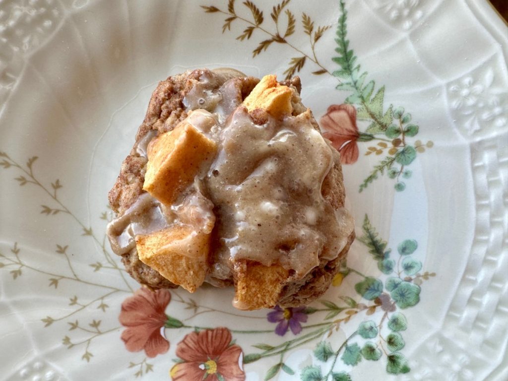 Easy Apple Fritter Cookies | These delicious apple fritter cookies with a crackly maple glaze are an amazing representation of the iconic donut...soft, spiced, sweet, juicy apple perfection.