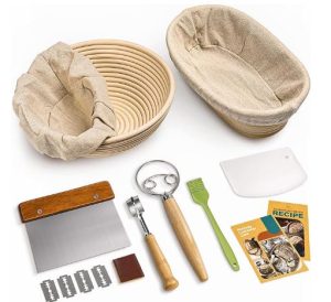 Kitchen gift ideas for bakers - a bread baking kit 