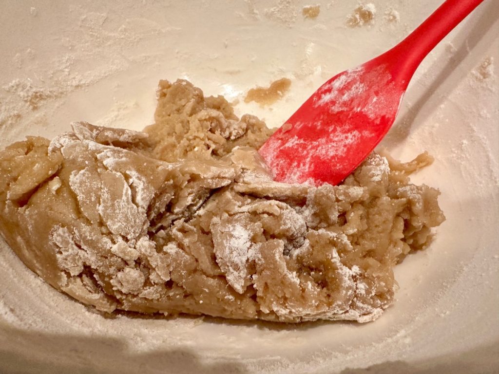 sesame, tahini, and caramelized white chocolate cookie dough