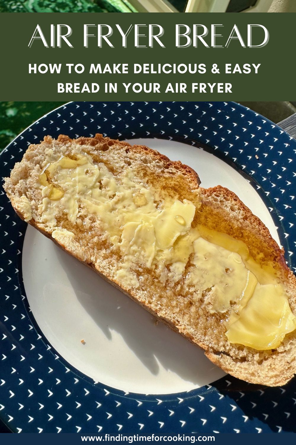 Delicious & Easy Air Fryer Bread | Did you know you can make bread in the air fryer?? Whether you don't want to turn your oven on or it's broken, air fryer bread is super easy to make, and requires no special techniques or real hands-on time. It's easy and delicious!