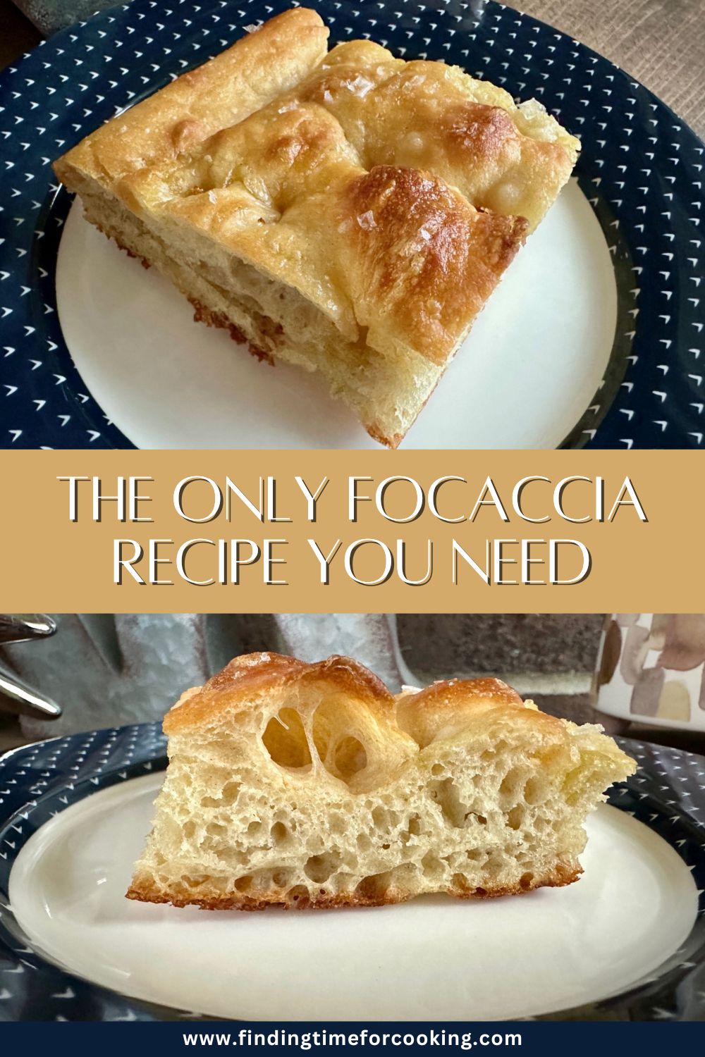 The Best Focaccia Bread Recipe | This is legitimately the best no-knead focaccia recipe ever! It's super easy and forgiving, particularly on timings. If you're looking for a delicious no-knead focaccia bread, one that can be made either overnight or same-day, and that yields a golden, crunchy, salty, chewy, airy bread, then this recipe is the only one you'll ever need! Easy bread recipe, best no-knead bread. #focaccia #bread #baking