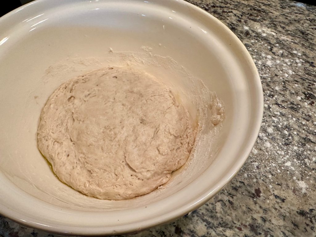 air fryer bread dough risen