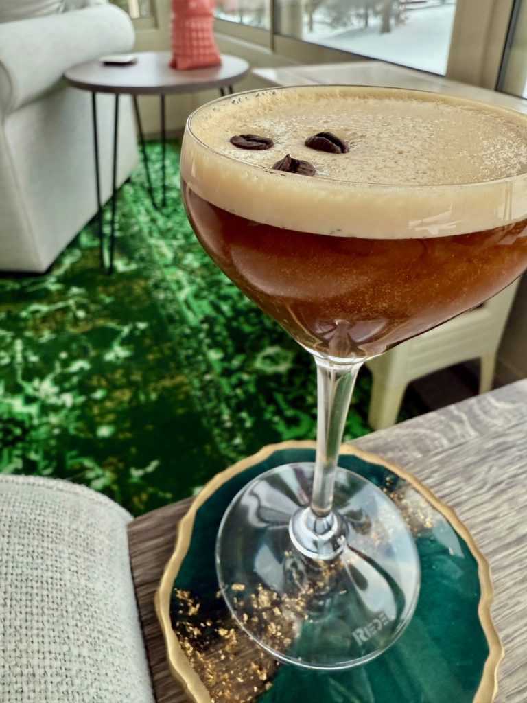“Shadow Daddy”:  Fresh Mint Espresso Martini