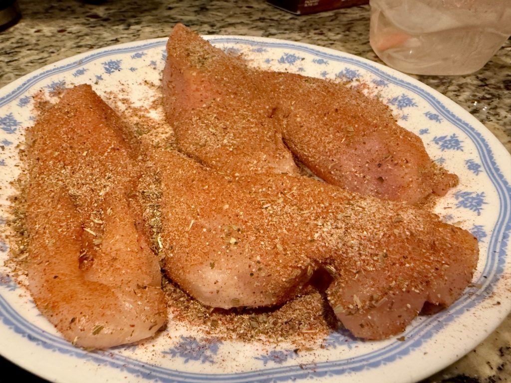 spice mix for the hot honey lime chicken with coconut rice