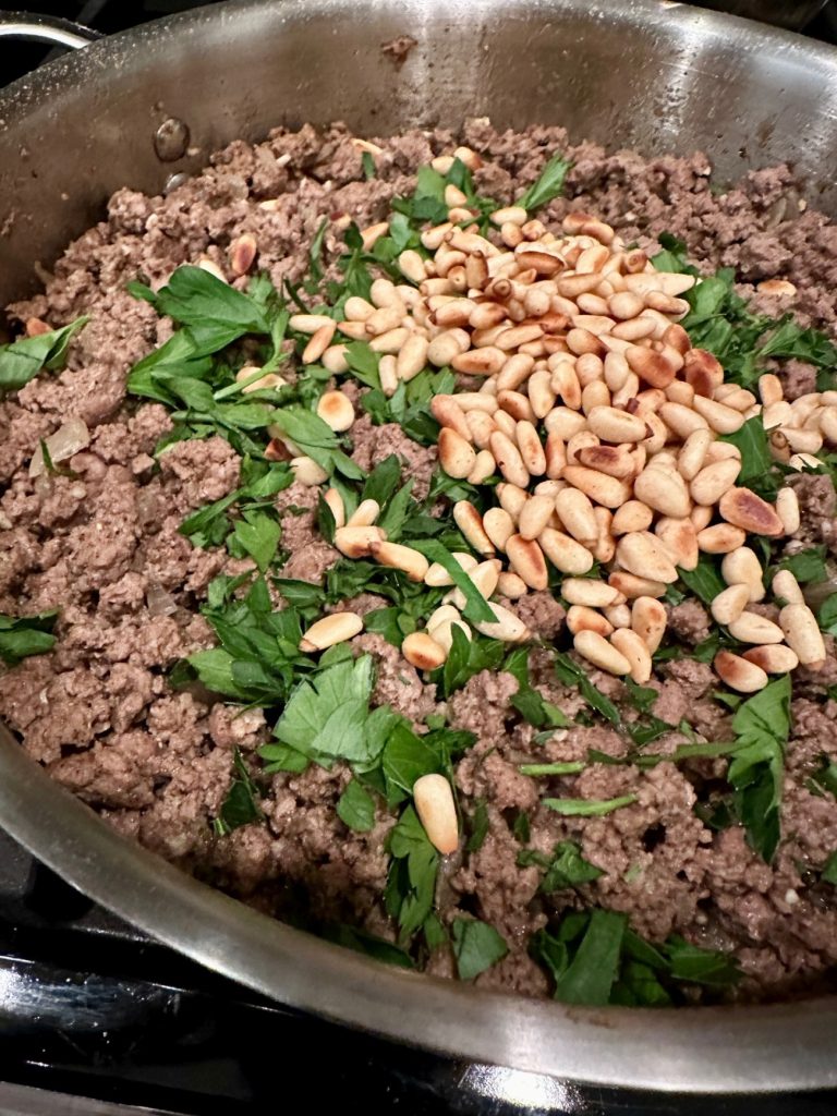 “Deconstructed” Spiced Lamb or Beef Kofta