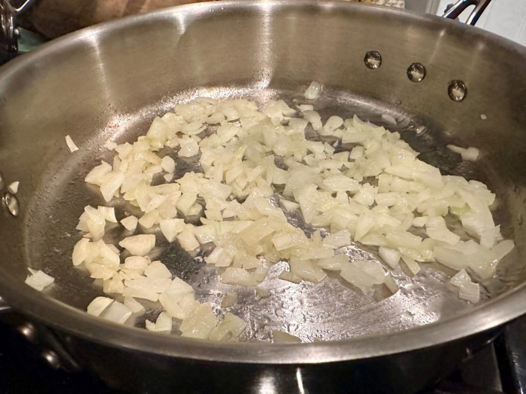 cooking onions