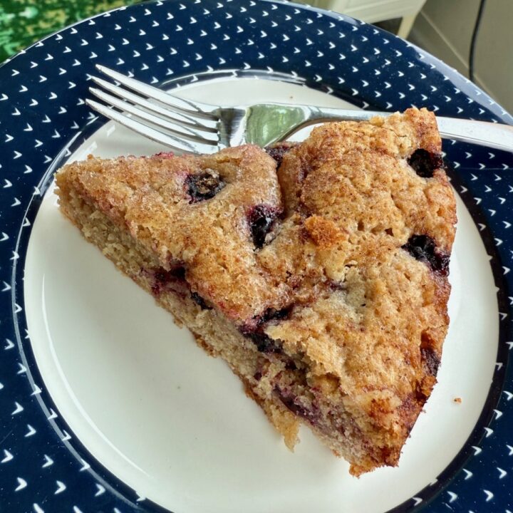 Easy Summer Berry Cake (Blueberry & Cherry)