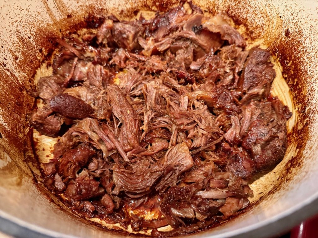 This delicious miso ginger chuck roast is packed with flavor, and is SO easy to make. A perfect hands-off meal (it just hangs out in the oven for a few hours), only 5 or so minutes of hands-on time--I love serving it with a simple coconut rice and lots of veggies!