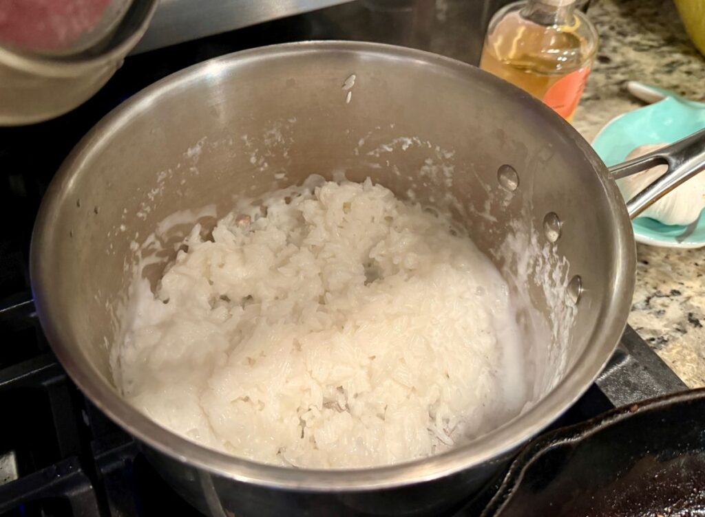 this easy coconut rice comes together in just 15 minutes