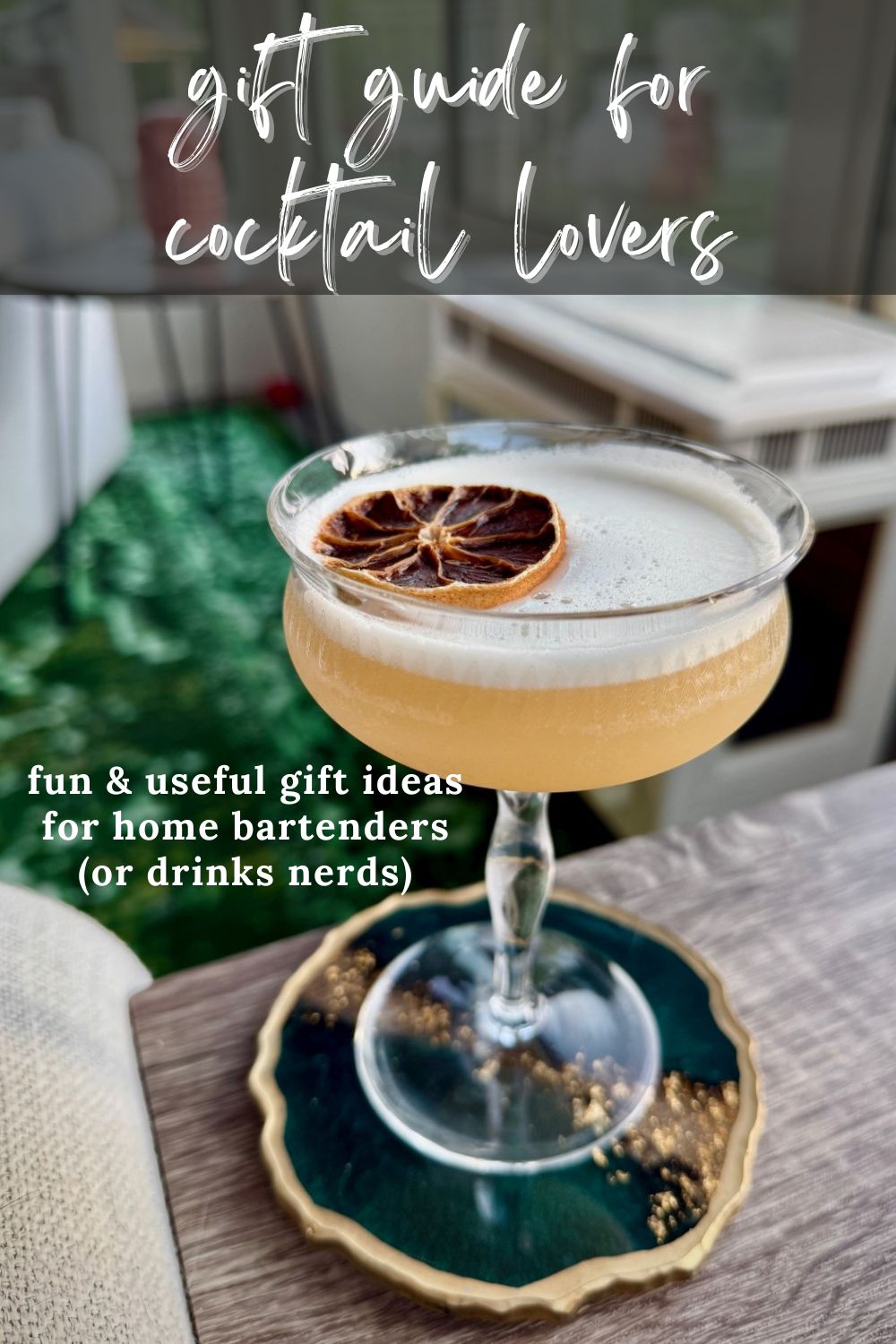 Best Cocktail Gifts for the Home Bartender | finding time for cooking