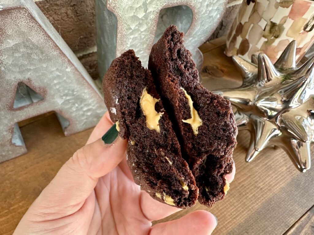 Dark Chocolate & Blonde Chocolate Cookies | These dark chocolate cookies with caramelized white chocolate are a unique twist on a classic...rich, luscious, but not sickly sweet, they're perfect for the "indulgent cookie lover" in your life! I love to call them a "black & tan" after the popular bar drink. And they're a great idea for what to make with caramelized white chocolate.