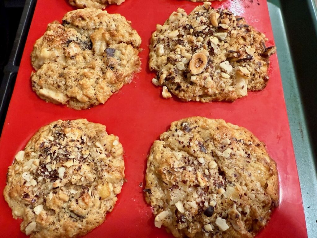 These spiced pear, hazelnut, and dark chocolate muffins are packed with warm spices and fun textures...a cozy hug whether it's a breakfast treat or an afternoon snack!  One of the best muffin recipes for fall and winter.