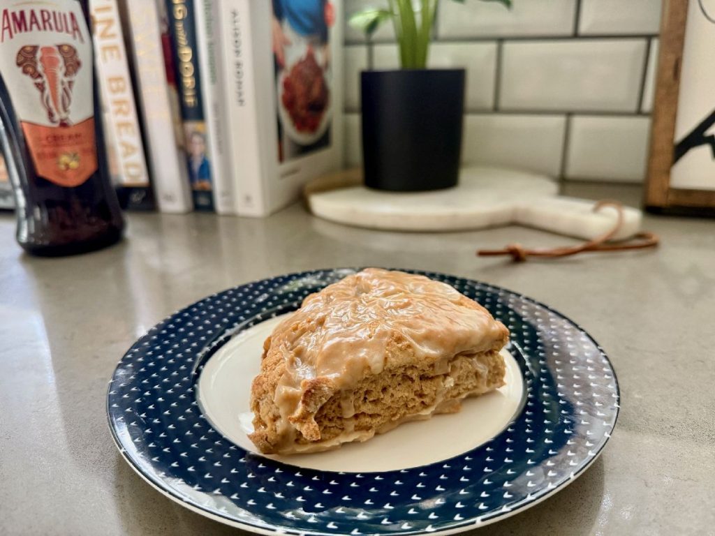 How to Make Amarula Scones | A perfect way to use Amarula liqueur, these Amarula coffee scones are insanely delicious, packed with a strong taste of Amarula (kind of like Bailey's but less sweet and a bit fruity) and some coffee flavor.  These are the perfect brunch recipe year-round, so easy, and bringing a fancy vibe to any occasion. 