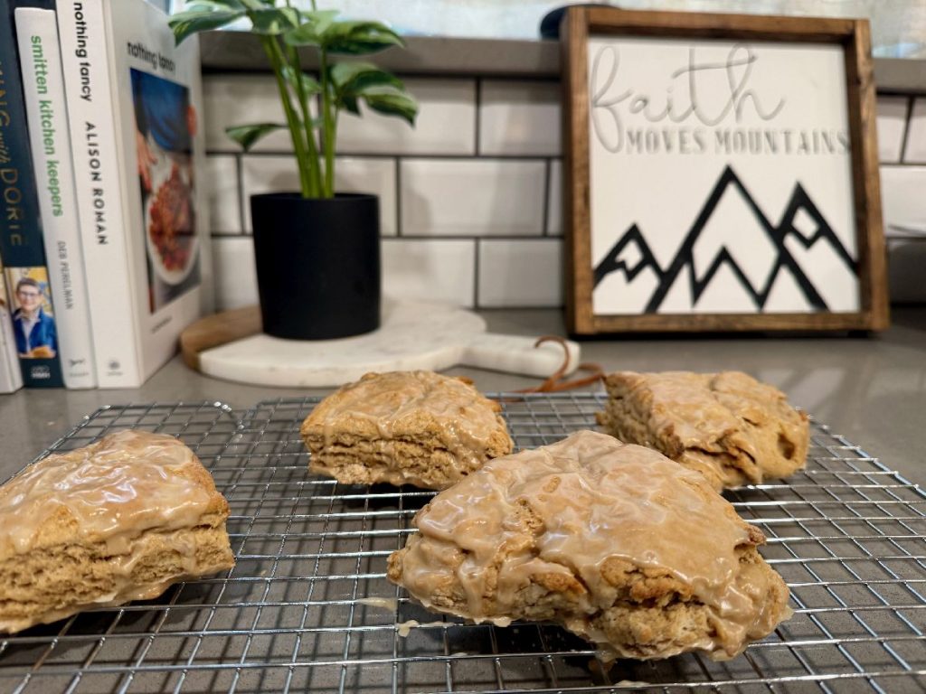 How to Make Amarula Scones | A perfect way to use Amarula liqueur, these Amarula coffee scones are insanely delicious, packed with a strong taste of Amarula (kind of like Bailey's but less sweet and a bit fruity) and some coffee flavor.  These are the perfect brunch recipe year-round, so easy, and bringing a fancy vibe to any occasion. 