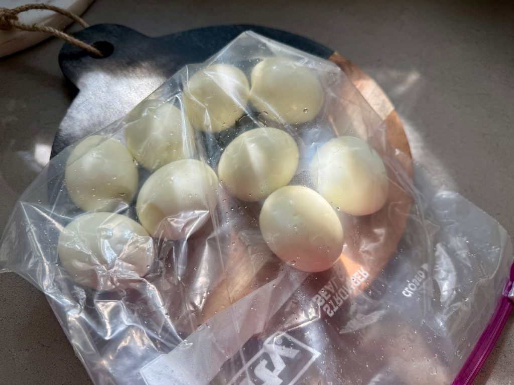 The Easiest Hard Boiled Eggs | Hard-boiled eggs are a great healthy on-the-go snack I always have in my fridge.  Here's my foolproof way to make them that's fast and easy...how to make hard-boiled eggs in the Instant Pot! 
