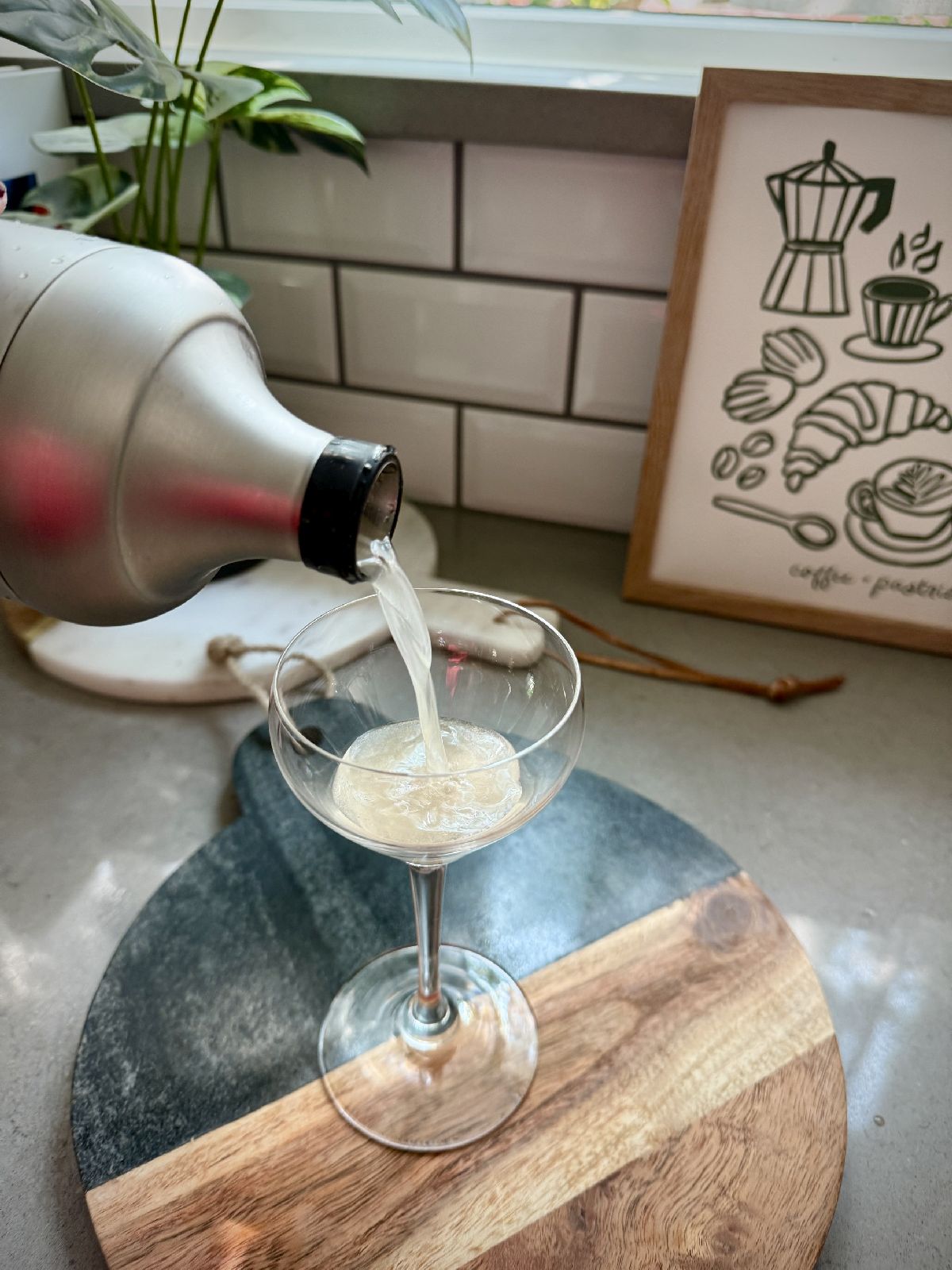 The Crisp Martini is a non-traditional take on the classic cocktail...it's refreshing, slightly floral, a little mellow, & SO easy to whip up at home!