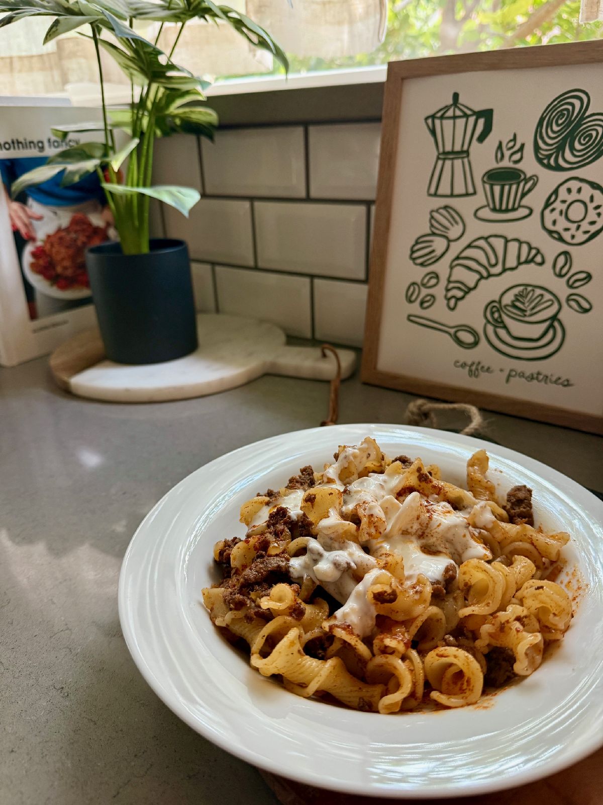 How to Make the Viral Turkish Beef Pasta | This delicious and super easy Turkish beef pasta has echoes of the traditional dish manti (tiny stuffed pastas) and has gone viral on Tiktok.  It's not hard to see why...it's ready in less than 30 minutes, feels indulgent but is fairly healthy, and is a total crowdpleaser!  