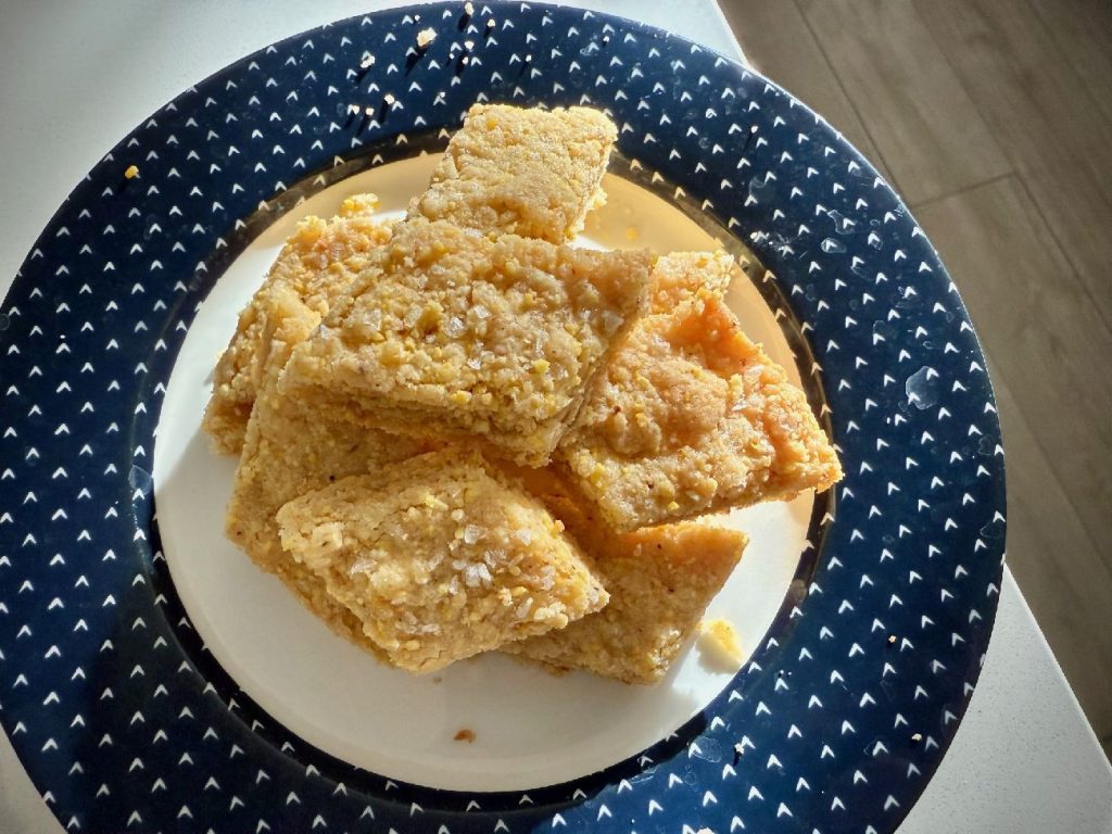The Best Toasted Cornmeal & Salted Honey Shortbread