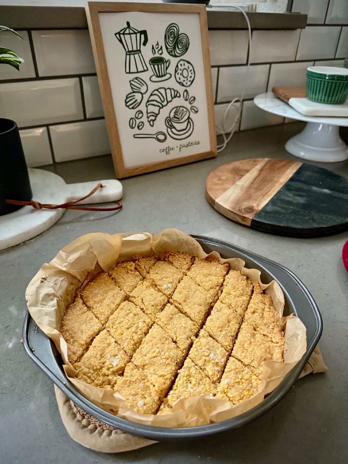 The Best Toasted Cornmeal & Salted Honey Shortbread