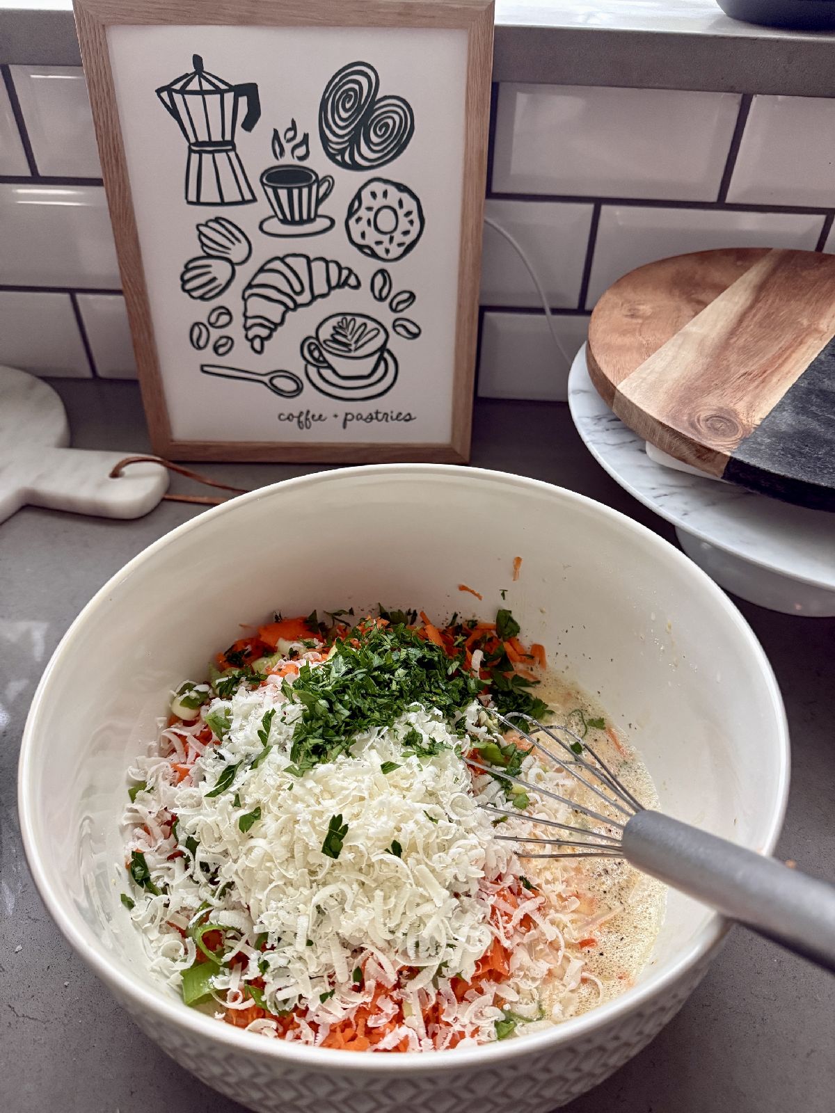 Carrot Scarpaccia with Tangy Garlic Yogurt Sauce | This carrot scarpaccia is a slight twist on the classic Italian vegetable flatbread (or tart, depending on how you look at it). It's super easy to make, healthy, delicious, and the perfect way to use up that bag of carrots languishing in your fridge!  