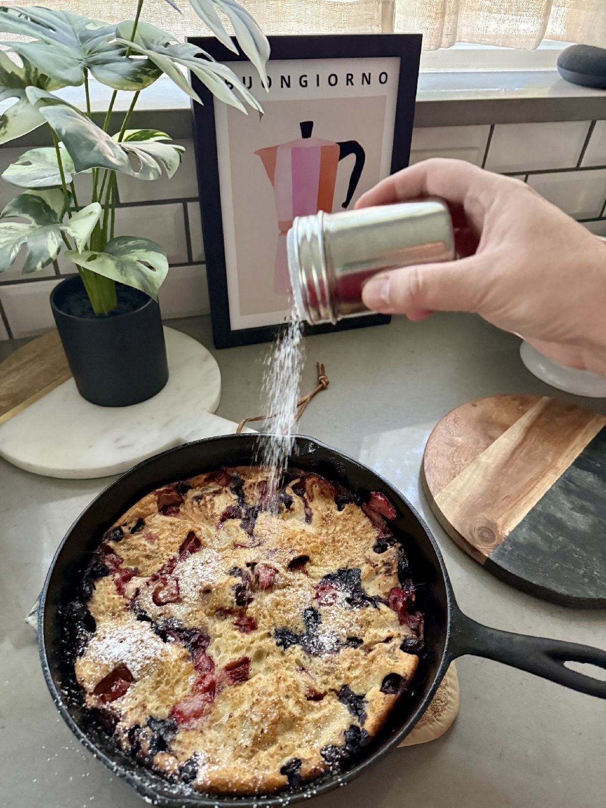 Lemon Berry Dutch Baby (German Pancake)