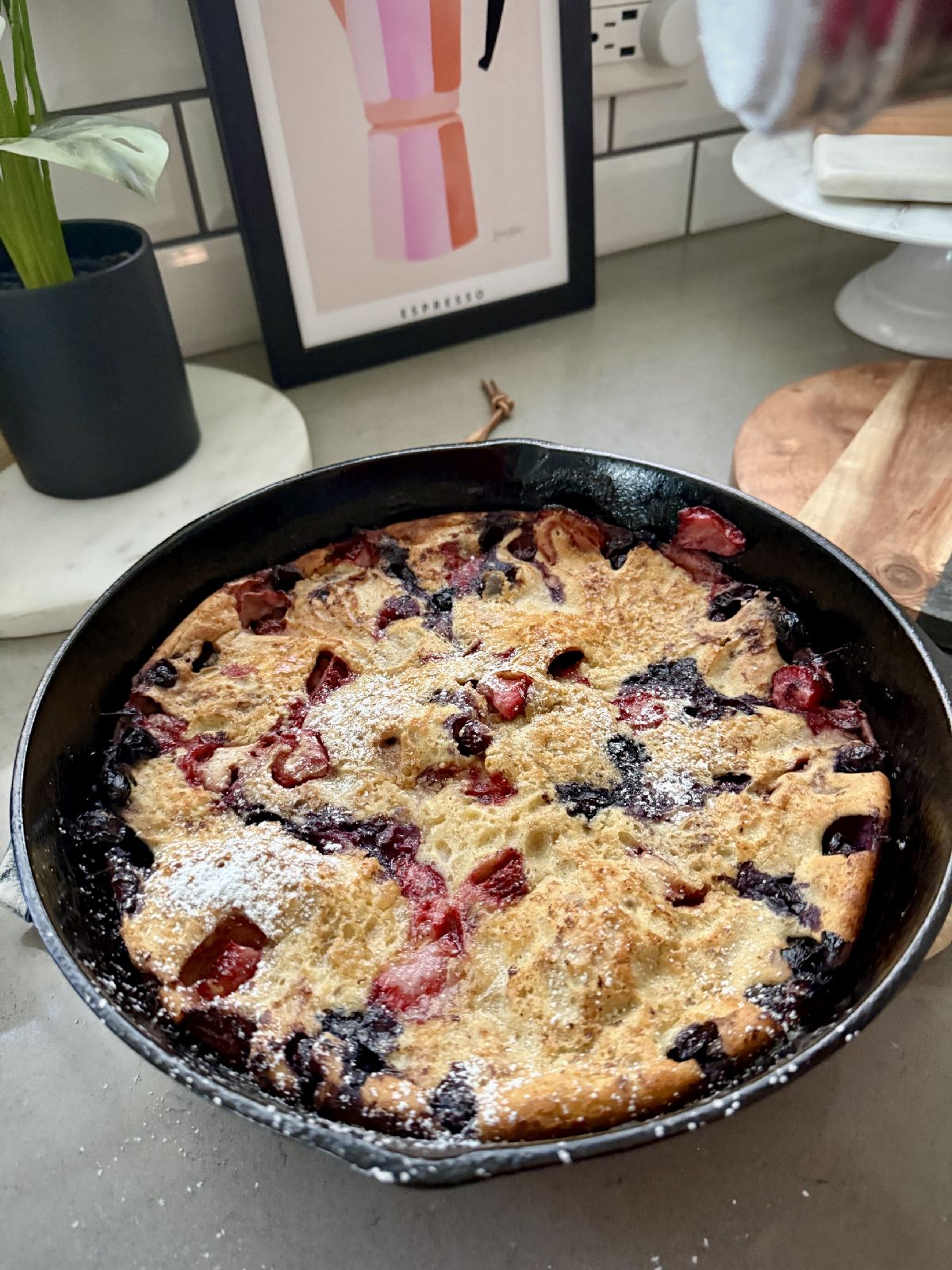 This lemon berry dutch baby is the easy brunch recipe you need! A dutch baby (or german pancake) is one of the easiest breakfast dishes around without slaving over the stove, and this version adds a ton of flavor...fresh lemon and bright berries bring a summer-y vibe you'll love year-round! Here's a super easy and basically foolproof recipes you can with just a few minutes of hands-on time, any day of the week!