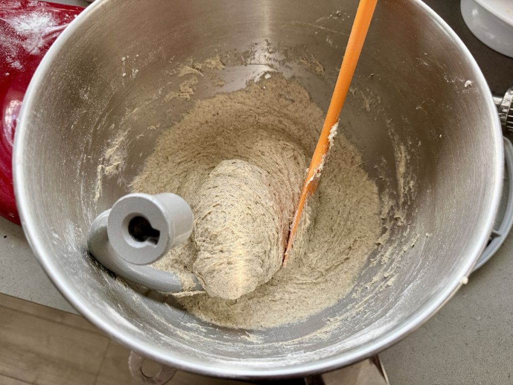 the best soft gluten-free sandwich bread recipe...a soft, sticky dough