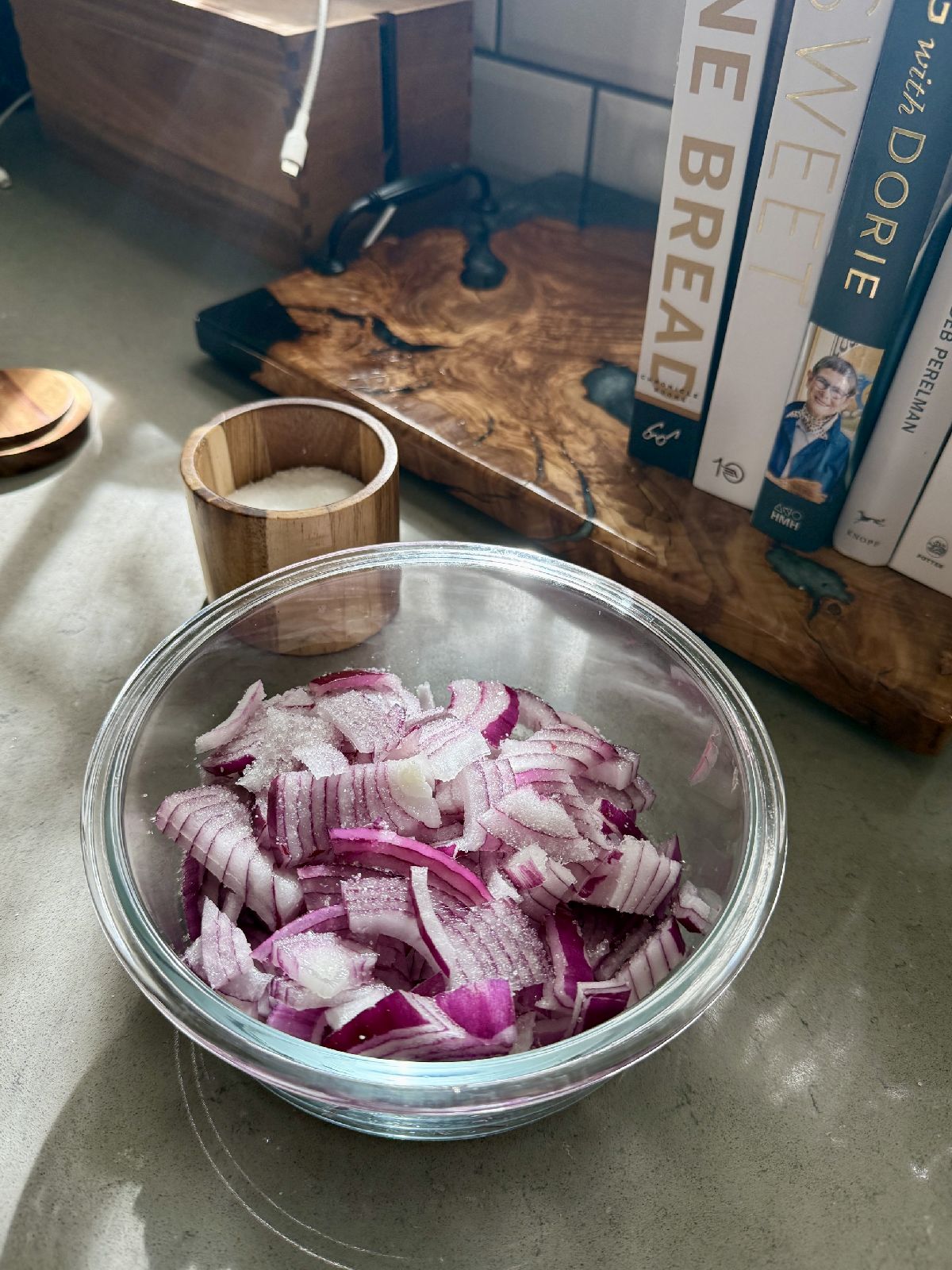 These quick-pickled red onions are a delicious, versatile addition to so many dishes! You can whip them up in just a few minutes, keep them in fridge, and use them as a tangy, crunchy topping on tacos, bowls, and so much more. If you're looking for a flavorful healthy garnish for all sorts of dishes, picked red onions are fast, easy, and delish.